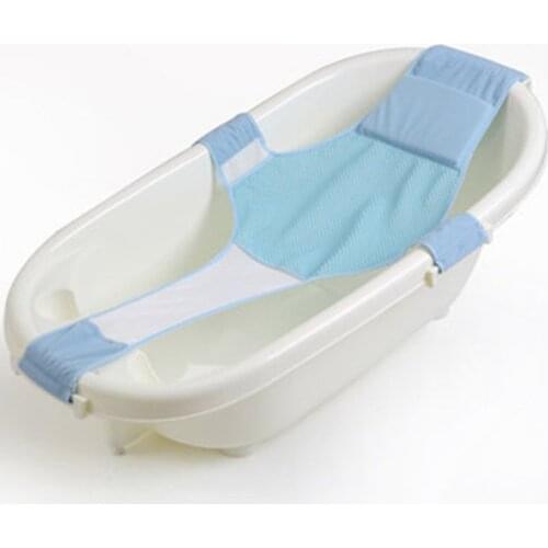 IMBABY Baby Bathtubs Tub Pad Non-Slip Bathtub Seat Support Mat Newborn Care Adjustable Bath Tub Support Belt Shower Accessories