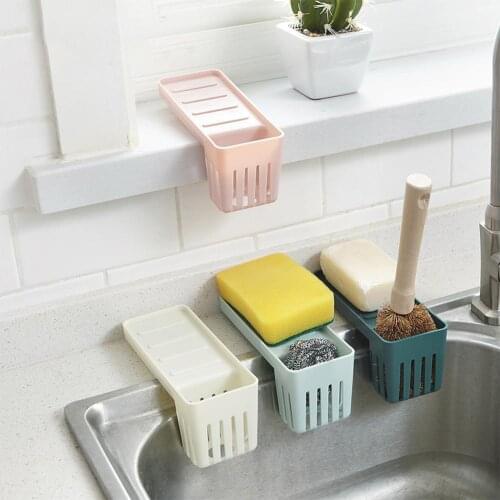 Multifunctional Durable Suction Cup Bathroom Kitchen Drain Suction Cup Rack Storage Kitchenware Storage Rack