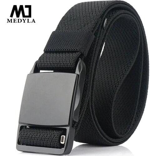 Military Equipment Army Belt Men Tactical Designer Canvas Jeans Belt Pants Casual Elastic Nylon Black Belt Long Waist Belt