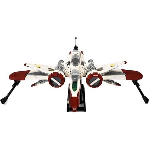 Space war ARC-170 Interstellar Fighter Building Blocks Kit Space Warplane Battle Aircraft Bricks Toy MOC Children Xmas Gift