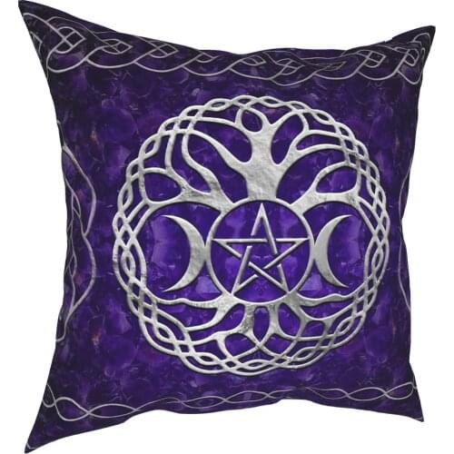 Triple Goddess Square Pillow Case Throw Pillow Triple Moon 45*45cm Cushion Covers
