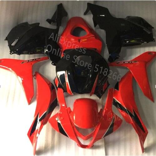 Fairing Fit For Honda 2009 2010 2011 2012 2009-2012 CBR 600RR Injection Plastic ABS red black Motorcycle Parts