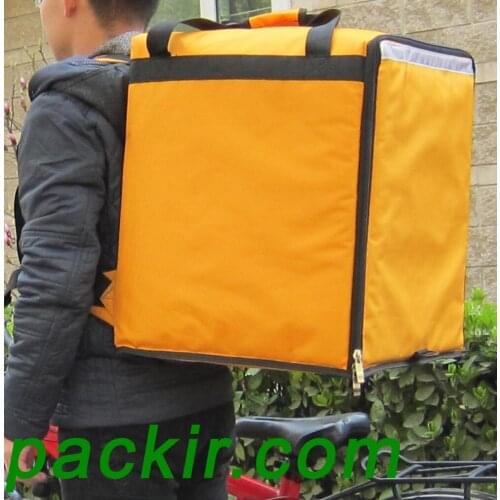 PK-76Y: Food Delivery Bag for Rider, Pizza Delivery Equipment, Heat Insulated Thermal Bags, 16" L x 15" W x 18" H