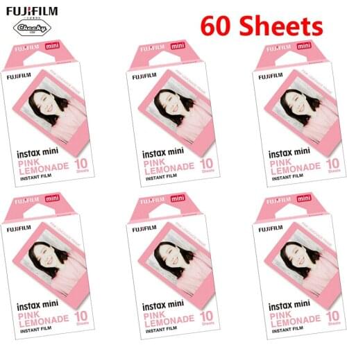Genuine 10-60 Sheet Fujifilm Instax Mini7s 25 50s 90 Photo Paper Film Camera Instax Mini 8 9 Film Mini 8 9 Cartoon Instant Film