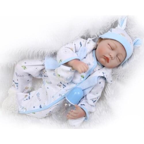 22inch 55cm Silicone Baby Reborn Dolls Lifelike Newborn Babies Toys Children Birthday Gift