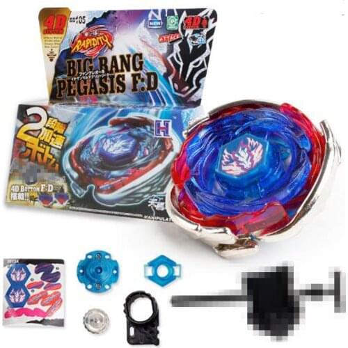 Bayblade WBBA BB105 BIG BANG PEGASIS BLUE WING VERHot Spinning Top Metal Fusion 4D BB105 L Drago Gold Spinning