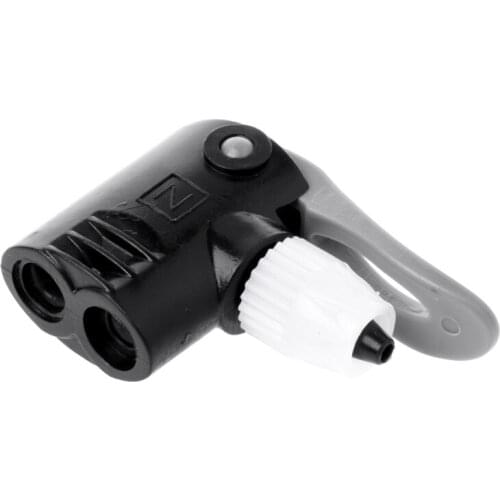 X7AC Bike Bicycle Pump Nozzle Valve Connector Adapter Dual Head Pumping Parts Tools