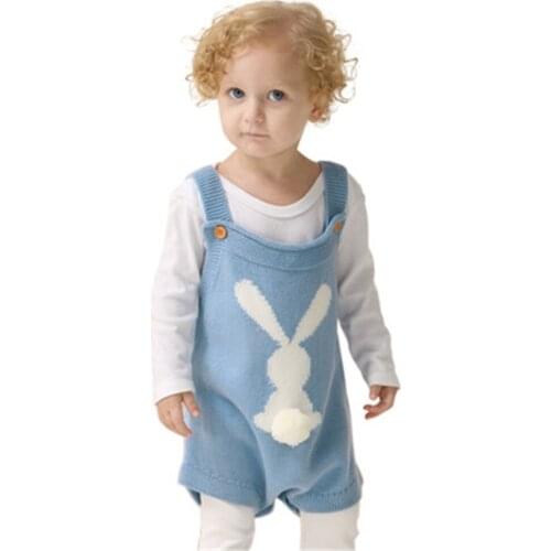 Winter Newborn Baby Rompers Knitted Sweater Boy Girl Clothes Jumpsuits Rabbit Cute animal Kids Outfit Clothing