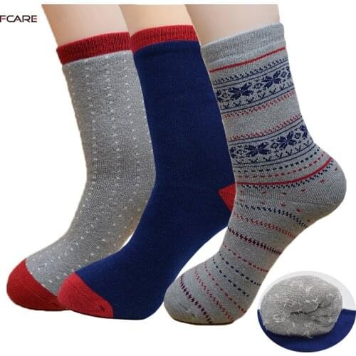12PCS=6pairs 38, 39, 40, 41, 42 Men women thermal socks padded warm winter socks wholesale cotton towel Couple socks