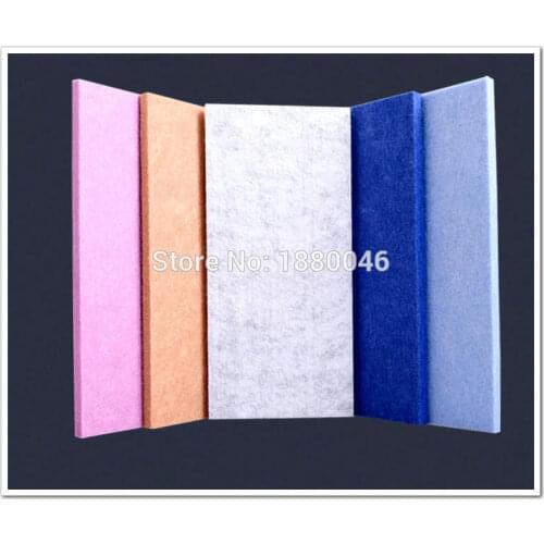 Fast shipping 32pcs 60*30cm Polyester Material Acoustic Panels/ Polyester Material/ Soundproof Panels boards Home decorative EMS