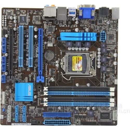 For ASUS P8H67-M PRO original motherboard LGA 1155 DDR3 for I3 I5 I7 cpu 32GB USB3.0 H67 Desktop motherboard