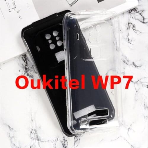 For Oukitel WP7 Case Silicon Cover Soft TPU Matte Black Phone Protector Shell For Oukitel WP7 Capa Coque Back Cover Case