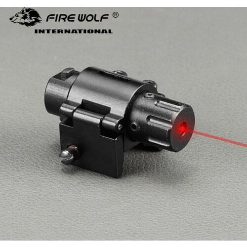 FIRE WOLF L2028 Laser Hunting Mini Tactical Red Laser Gun Sight For Pistols Weaver Mount Hunting Laser Sight