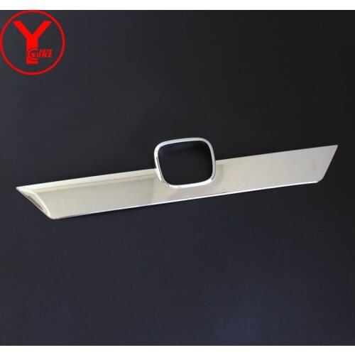Chrome Tail Gate Trunk Trim Accessories Part For Honda Civic 2016 2017 2018 2019 Rear Gate Protector Car Styling Moulding YCSUNZ