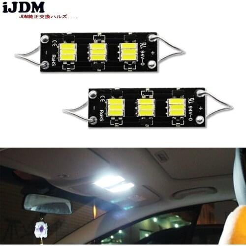 IJDM (4) car styling 43mm led 9SMD 211-2 212-2 561 Rigid TWISTED Loop Festoon LED Bulbs For Car Interior Lights RL4410 White 12v