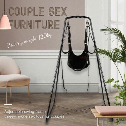 Couple sex furniture floor sex swing chair pillow adjustable swing frame three-in-one sex toys for couples