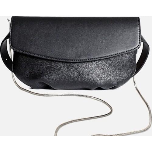 2019 New genuine leather women waist pack soft belt bag