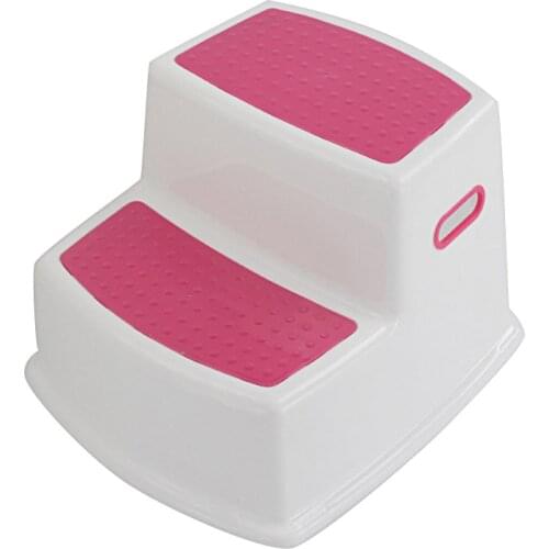 New 2 Step Stool for Kids Toddler Stool for Toilet Potty Training Slip Bathroom Kitchen