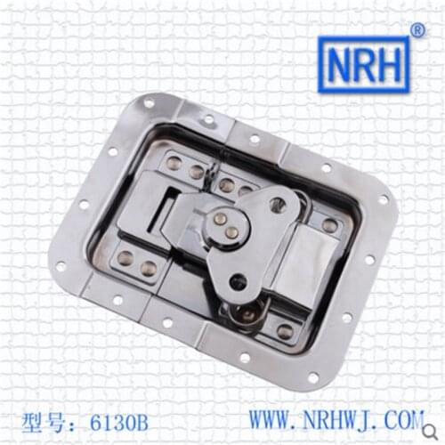 NRH 6130B butterfly latch for musical cabinet Seismic Audio chrome plating recessed butterfly lock for Flight Utility Trunk