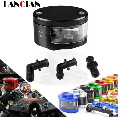 Motorcycle Front bottle Reservoir Brake Cylind Oil Fluid Cup For SUZUKI GSXR 1100 400 GT 250 550 RG500 RGV250 VS800 Intruder