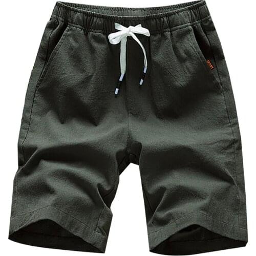 Man Shorts Beach Shorts Plus Size Short Men Male Homme 2021 Newest Summer Casual Shorts Mens Solid Cotton Fashion Style