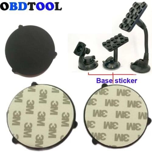 Universal 3m Sticky GPS Bracket Base Vehicle Recorder DVR Camera Phone Support Disc 64mm Pad 3M Dash Pad Dashboard Stand Holder