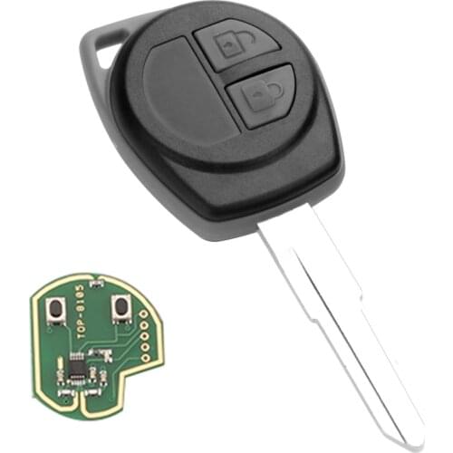 Yetaha 2 Buttons Smart Remote Car Key Fit For Suzuki Swift SX4 1989-2017 With ID46 Chip HU87 Blade 433 MHz Keyless Remtekey