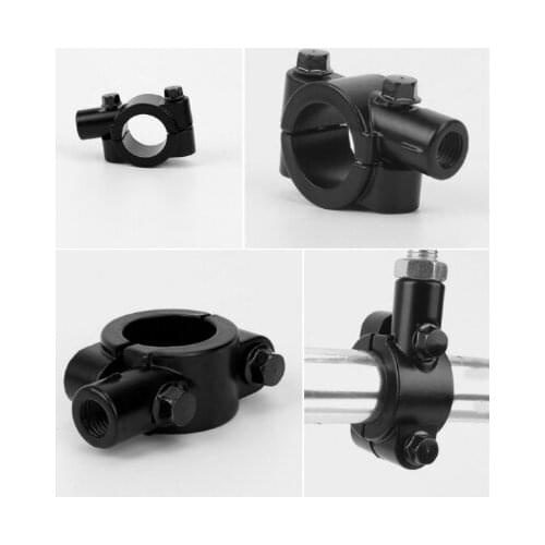 1pair Motorcycle Parts 8mm Rearview Mirror Bracket Mount Holder Motor E-bike Rear View Mirror Convex Mirror Fit for 8mm