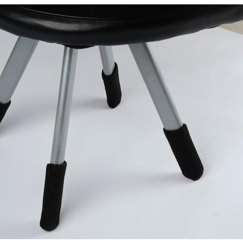 12Pc Knitted Chair Leg Covers Mats Stool Table Tube End Socks Furniture Legs Protectors Anti Slip Feet Pads Floor Guard Hardware