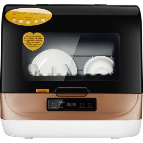 2021 Dishwasher Full-automatic Domestic Desktop Small Disinfection Cabinet Mini Intelligent Embedded Dishes Mini Washing Machine
