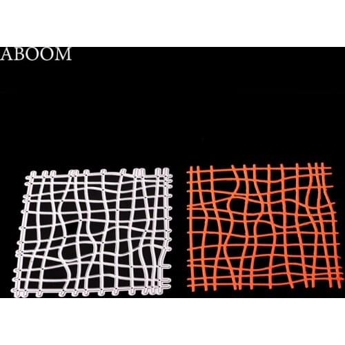 ABOOM Hot 1PC Metal Carbon Christmas Line Net Scrapbooking Card Album Paper Die Metal Craft Die Cut Embossing DIY Paper Template