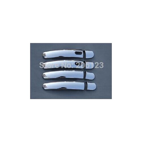 ABS Chrome 2 key hole Door Handle Cover Trim for VW Tiguan 2009 2010 2011 2012 2013 2014 2015 2016