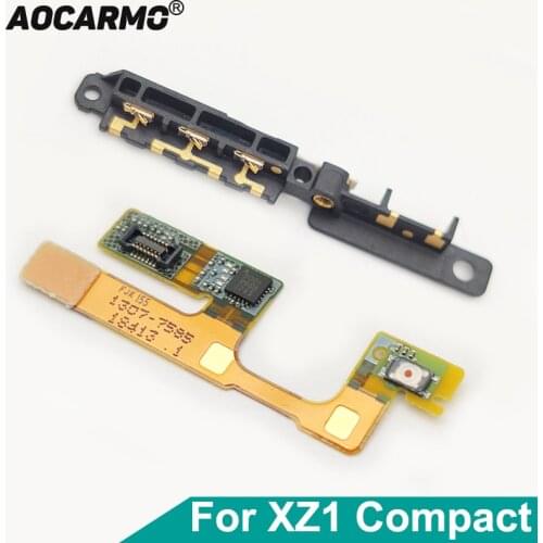Aocarmo Power Switch On/Off Volume Camera Button Connector Flex Cable For Sony Xperia XZ1 Compact XZ1C XZ1mini G8441