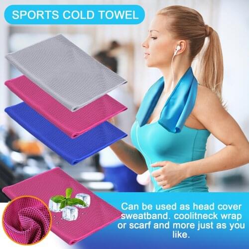 Quick Drying Pocket Towel Portable Water Absorbent Sweat-Absorbent Towel Outdoor Sports Cooling Cold Feeling Fitness Towel