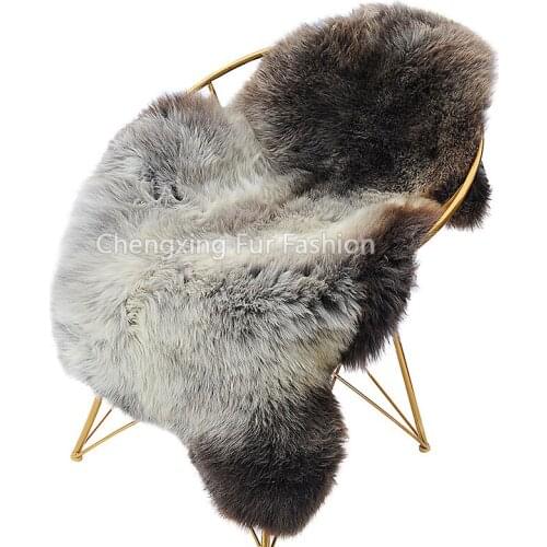 CX-D-151D 70x100cm 1P Natural Color Australian Sheep Carpet For Living Room Bedroom Area Rugs Fur