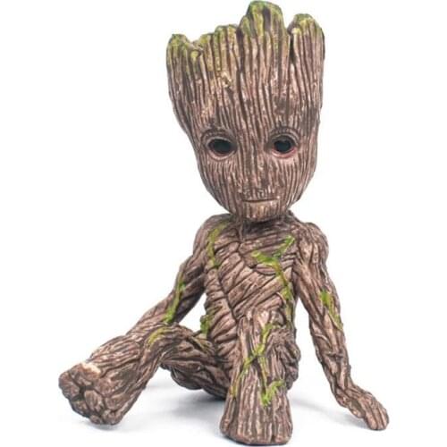 6cm Tree Man Disney Guardians Of The Galaxy Marvel Avengers Anime Mini Toys Action Figures Childrens Toy Gifts
