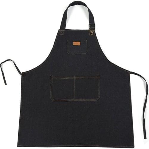 Apron Cowboy Korean Fashion Men and Women Work Custom Barista Milk Tea Barber Shop Painting Children K0AB