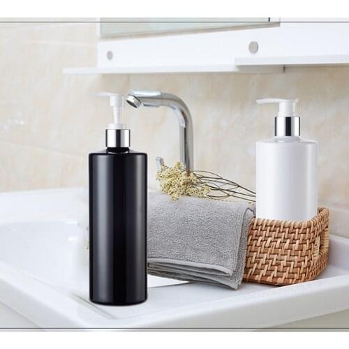 4-Pack Pump Bottle Dispenser Empty Refillable Lotion Soap Shampoo Dispenser Multipurpose Bathroom Press Pump Bottle 500ml
