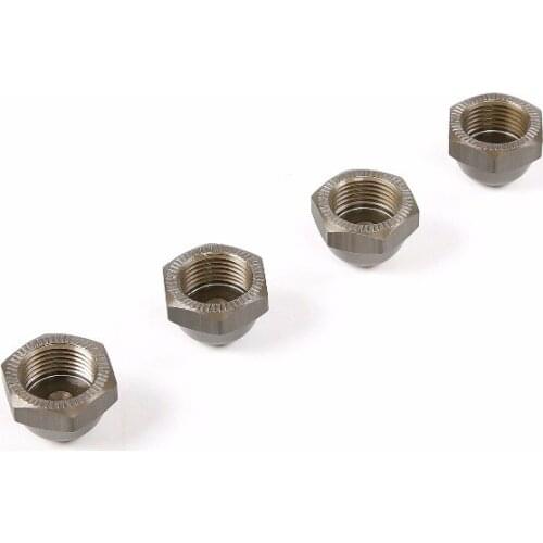 CNC Alloy Wheel Nuts Set Fit for 1/5 HPI ROVAN ROFUN KM GTB TS BAJA Losi 5ive T Rc Car Gas Parts
