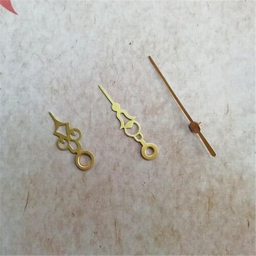 Wholesale 50SETS Clock Quartz Metal Gold Clock Needle DIY Repair Wall Clock Accessories
