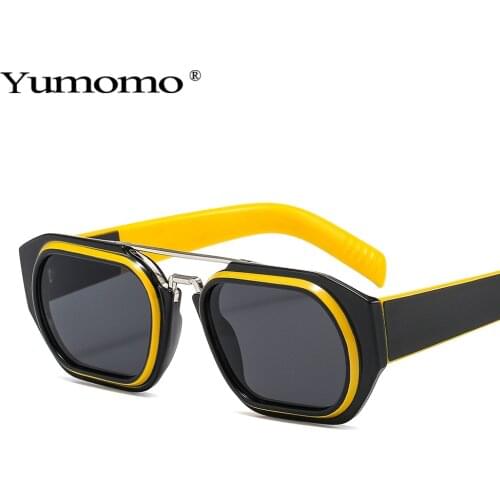 Steampunk Oval Mirror Sunglasses Women Men Fashion Bicolor Full Frame Sun Glasses Vintage Unisex Eyewear UV400 Shades Oculos