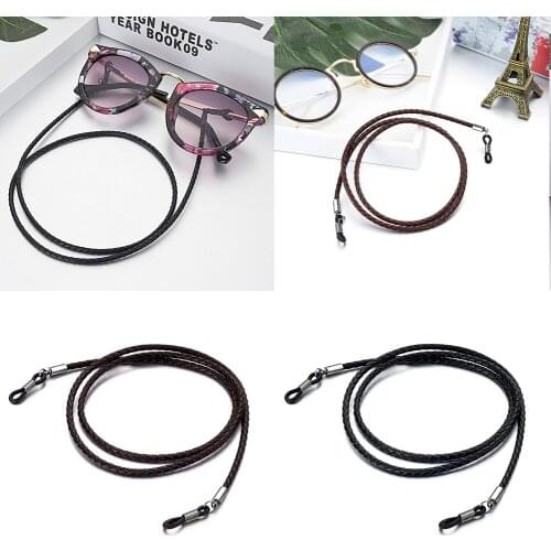 Simple Cowhide Twist Rope Glasses Chain Sunglasses Chain Sunglasses Masked Glasses Gold Chain Lanyard