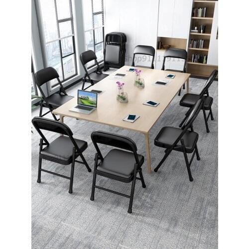 Folding Chair Back Home Portable Simple Stool Computer Office Chair Dormitory Dining Chair Mahjong Chair