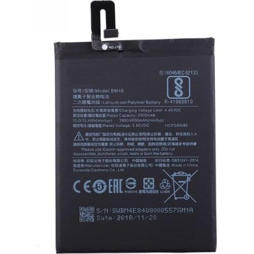 5pcs /lot BM4E 3.85V 4000mAh Replacement Battery For Xiaomi Pocophone F1 Battereis