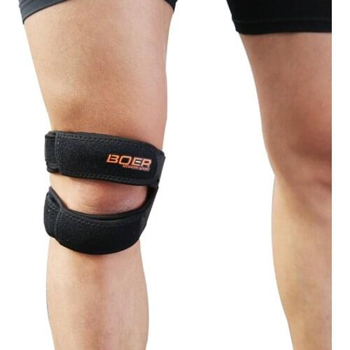 Sports Safety Kneecap Band Adjustable Knee Tendon Strap Protector Knee Pads Running Sports Cycling Gym Knee Support