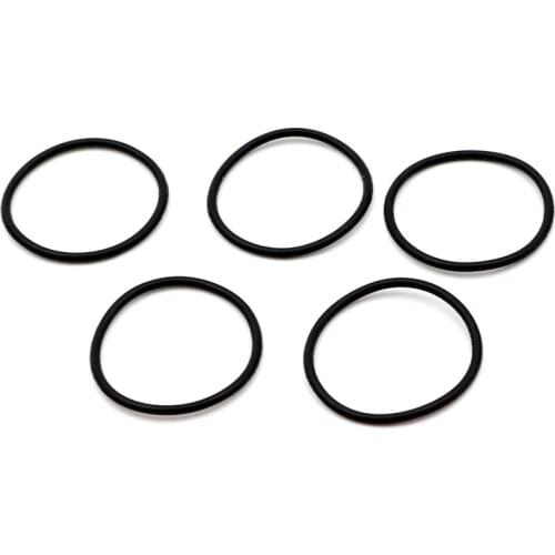 5PCS 15 16 17 18 19 20 22 23 24 25mm x 1mm O-Ring Seals Black color waterproof black silicone O-ring For LED Flashlight torch