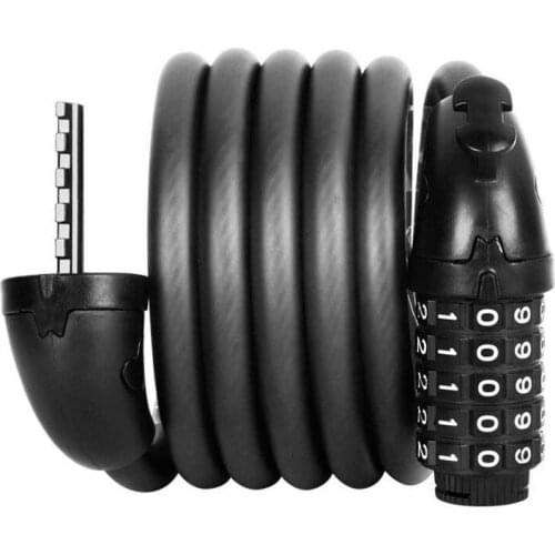 High Quality Bicycle Lock Five-Digit Password For Mountain Road Bike Bar Wire Ring Accessories DIY Anti-Theft Riding Equipment