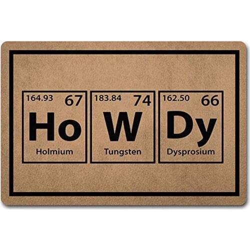 Funny Door Mat Entrance Front Door Mat Howdy Doormat Funny Welcome Door Rugs- Home Doormat Indoor Outdoor Decor Doormat Non-Sli