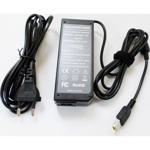 New 20V 4.5A Notebook AC Adapter Battery Charger For Lenovo S3 S5 S310 S405 S410 S410P S500 ADLX90NLT3A 90w Power Supply Cord