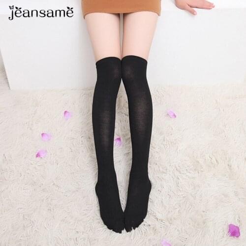 Pure Colour College Style Long Sock Womens Over Knee Long Leg Warmers Meias Socks 2019 Sexy S Tockings Kawaii cute thigh high